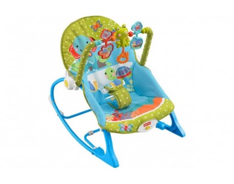 Кресло-качалка “Слоненок” Fisher Price от 0 до 18 кг с музыкой