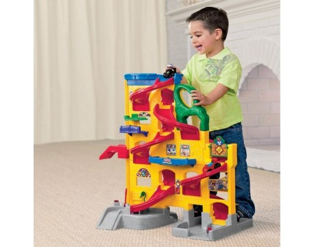 Большой гараж Fisher price
