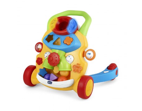 Ходунки-центр ігровий розвиваючий Chicco "Перші кроки" жовті