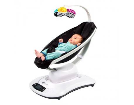 Крісло-гойдалка 4Moms MamaRoo classic Nylon Black 4.0