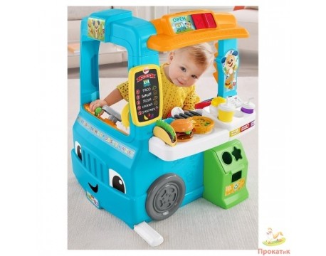 Інтерактивний двосторонній Автобус-кухня-магазин Fisher-Price Food Truck