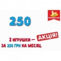 2 игрушки на 1 месяц за 250 гривен